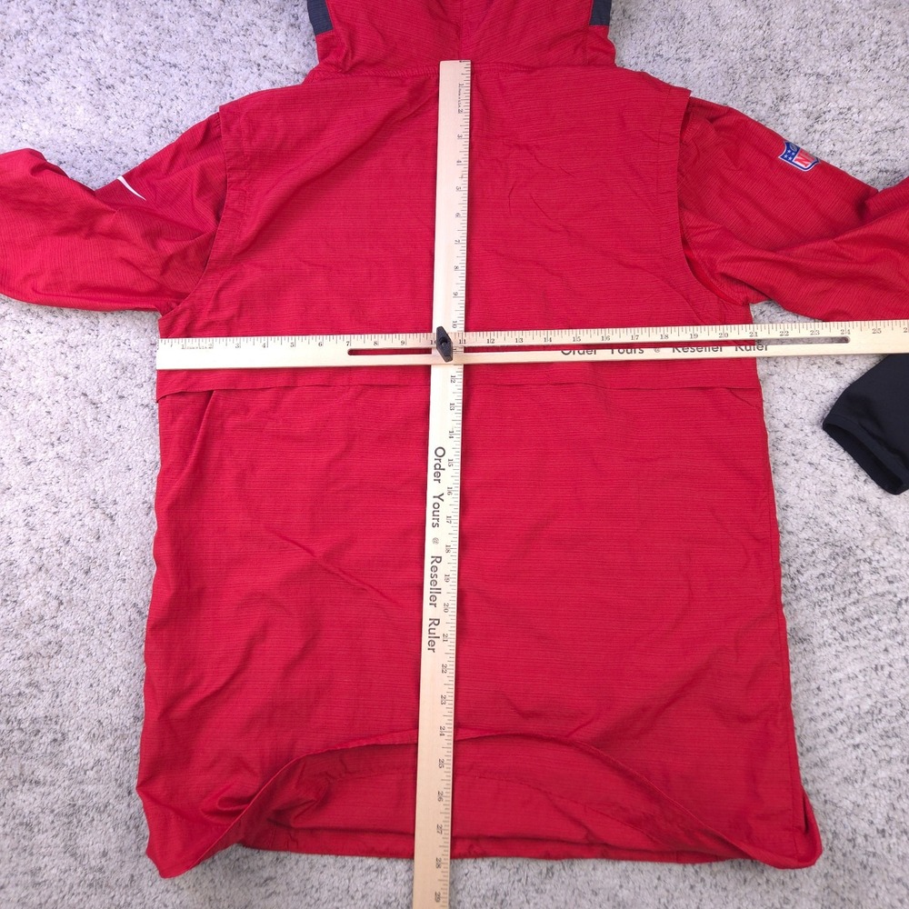 Atlanta Falcons Jacket Mens Medium Nike On Field Sideline Pullover Scuba Collar - Picture 7 of 9